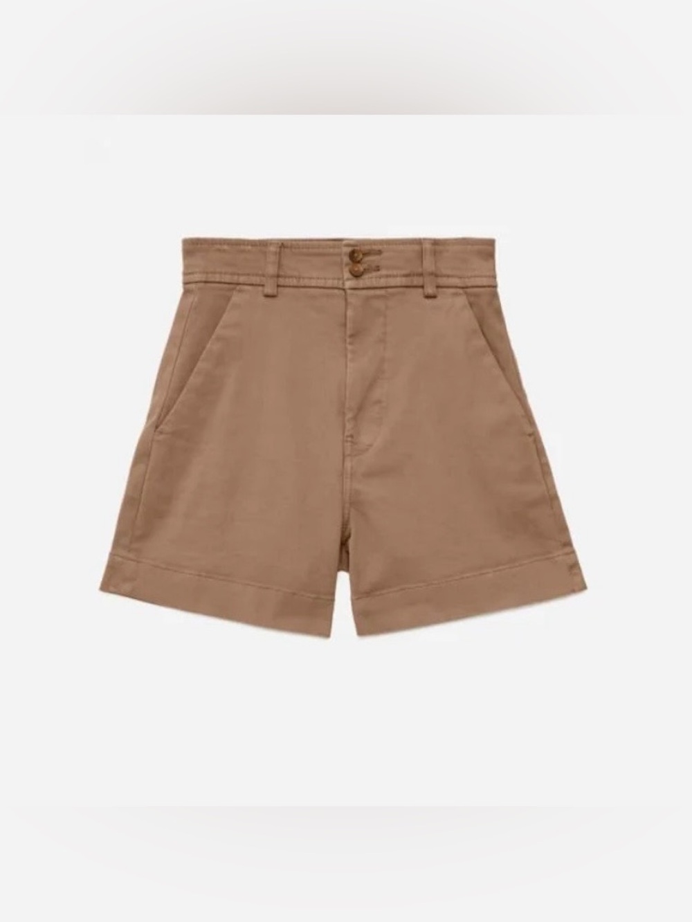 Everlane | The Way-High® Twill Shorts | Carob Brown | Size: 8